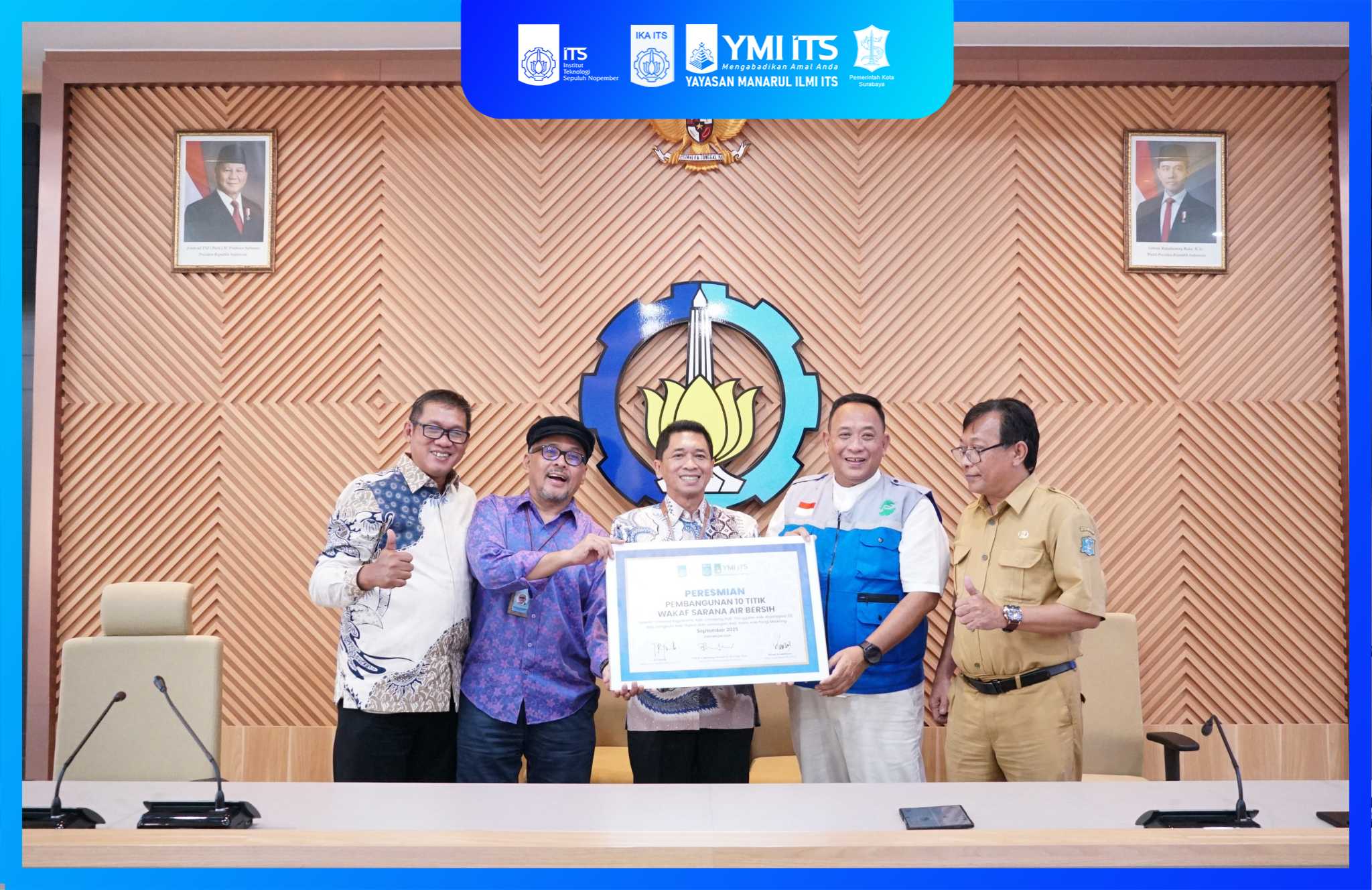 Bersama ITS dan IKA ITS, YMI ITS Hadirkan Air Kehidupan di 10 Titik Sumur di Seluruh Indonesia 
